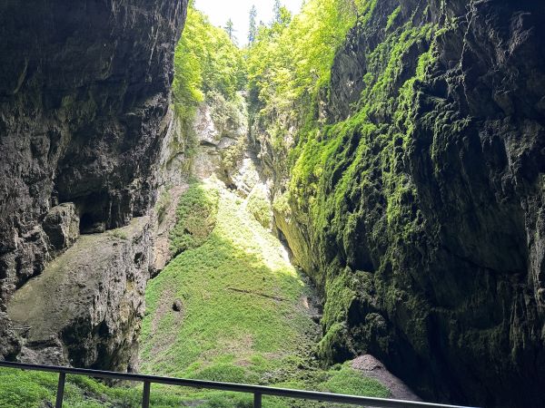 Macocha szakadék a Morva karszton Csehországban