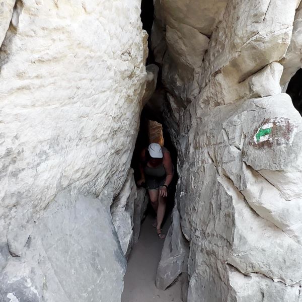 homokkő labirintus Kocici skaly Csehország sziklavárosok