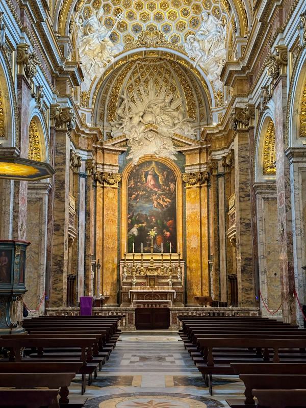 San Luigi dei Francesi templom belseje, Róma, Olaszország