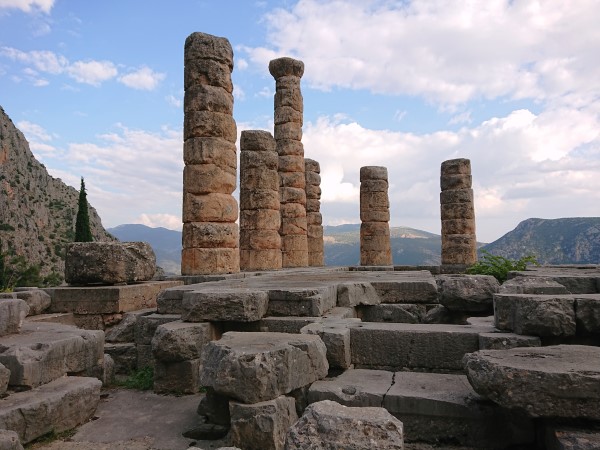 Apolló szentélye, Delphoi Régészeti Park, Görögország