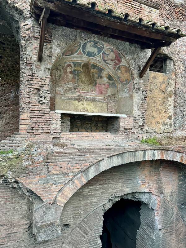 ókori középület maradványok (Insula Romana), Róma, Olaszország