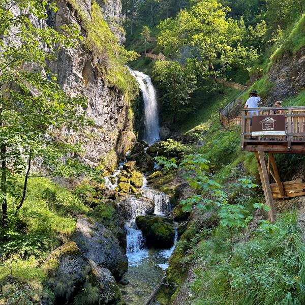 A nagy vízesések mellet számtalan kisebb is található, Palfau, Ausztria