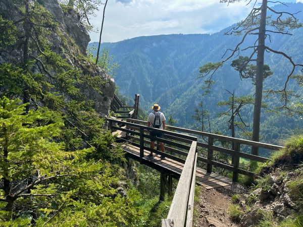 A  forrásbarlang felett, Palfau, Ausztria