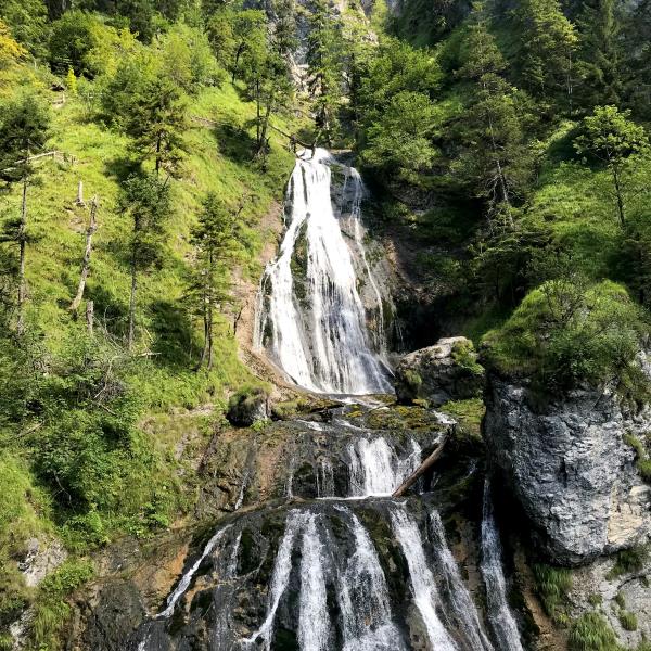 Palfau 30 méter feletti vízesései Ausztriában