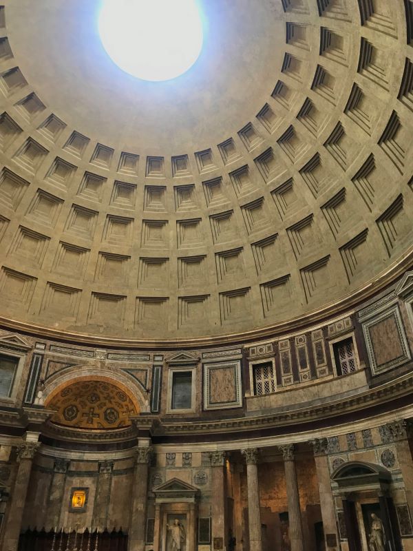 Pantheon kupolája, Róma, Olaszország