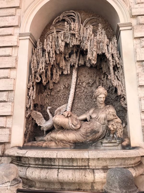 Complesso delle Quattro Fontane egyik kútja, Róma Olaszország