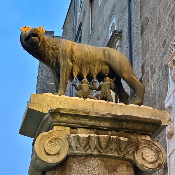 Capitoliumi farkas szobra, Róma, Olaszország