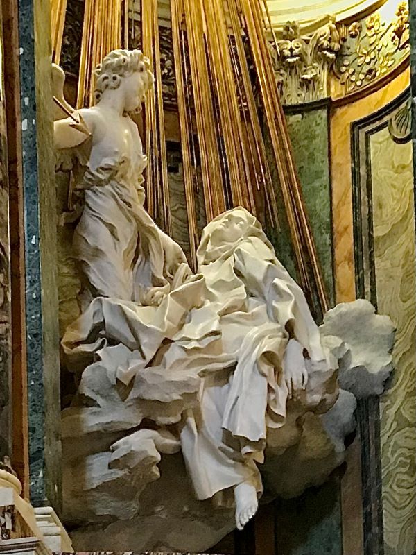 Santa Maria della Vittoria templom, Bernini Szent Teréz extázisa Róma, Olaszország